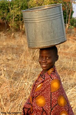 Girl with Bucket - aHart c2004